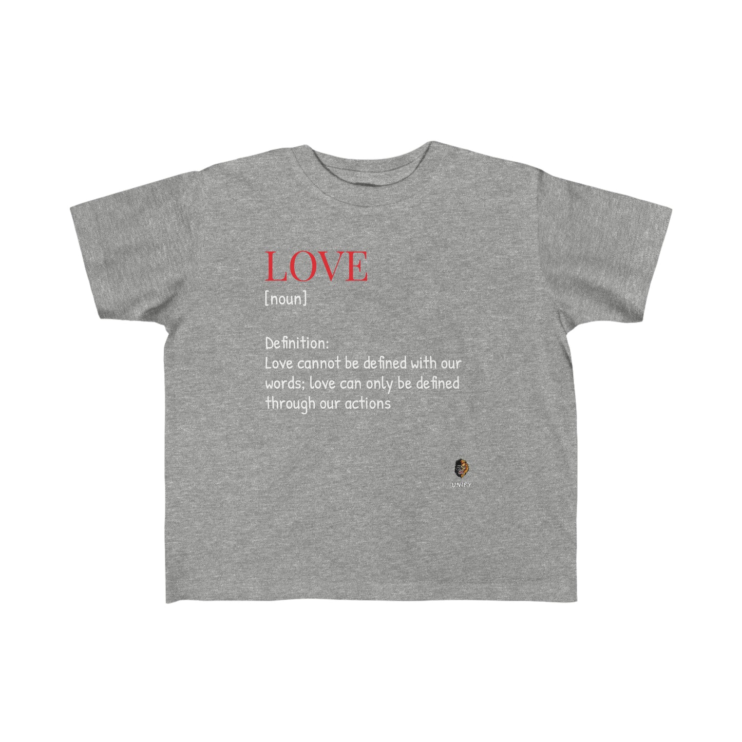 Toddler's LOVE definition tee