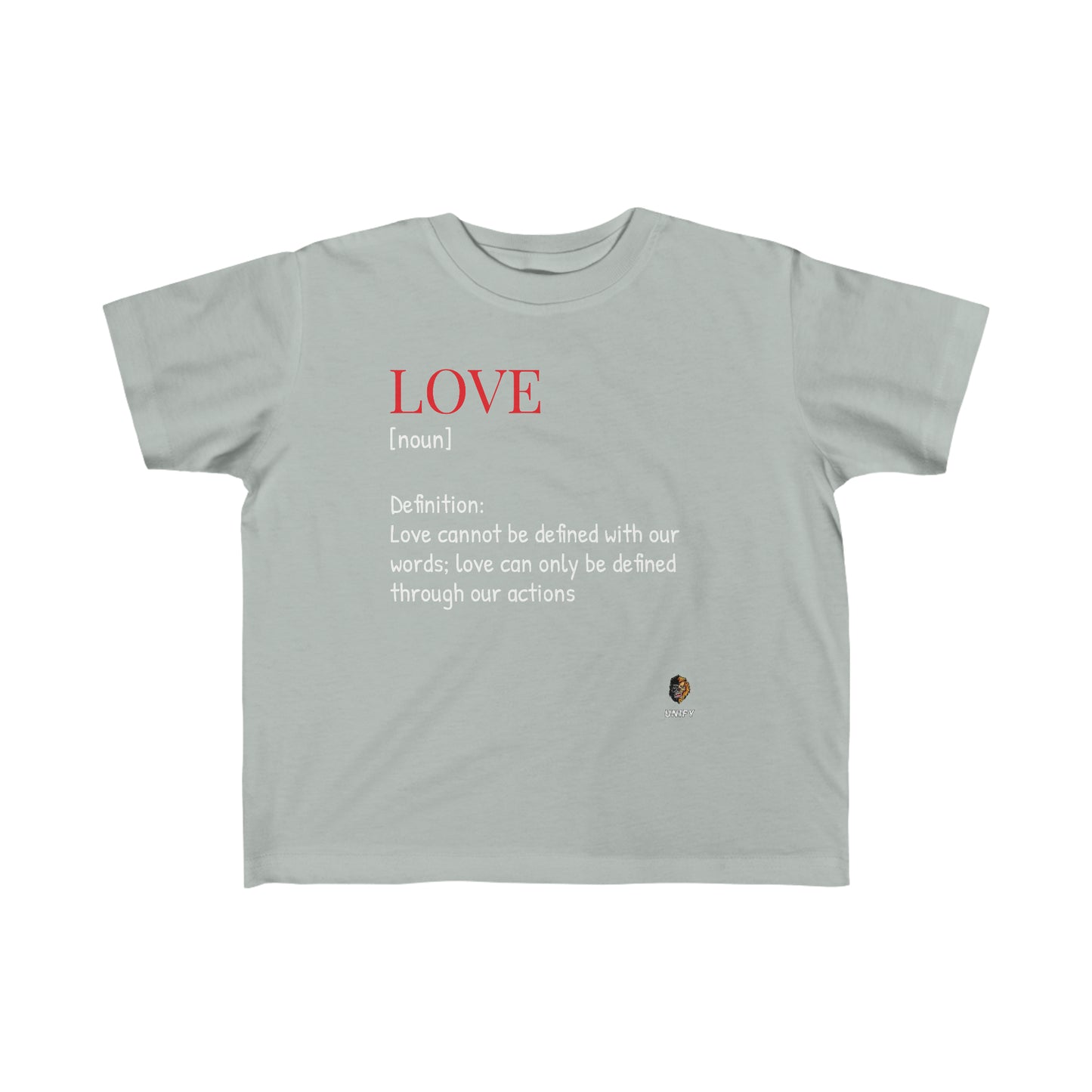 Toddler's LOVE definition tee