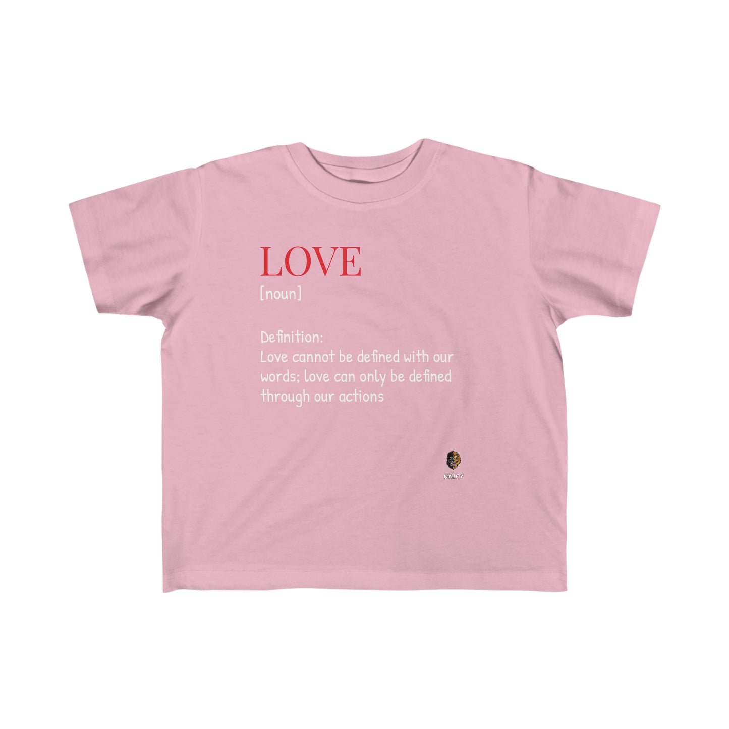 Toddler's LOVE definition tee