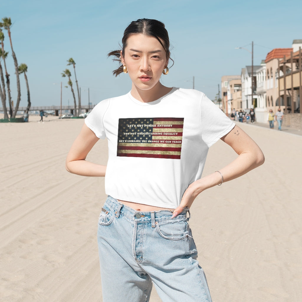 Unify America Cropped T-shirt
