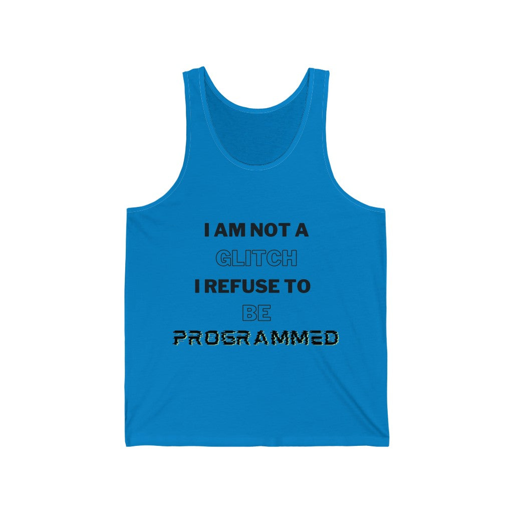 Unisex glitch Tank