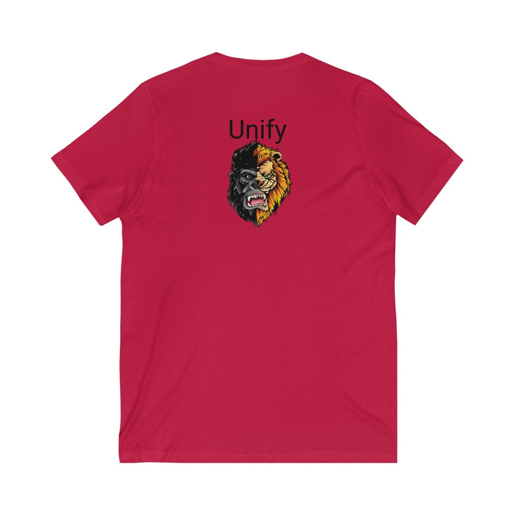 V-Neck Glitch Tee