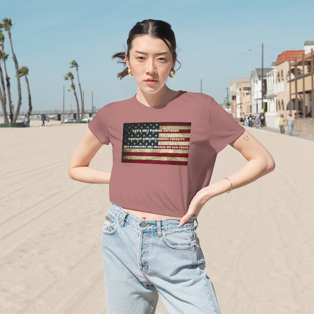 Unify America Cropped T-shirt