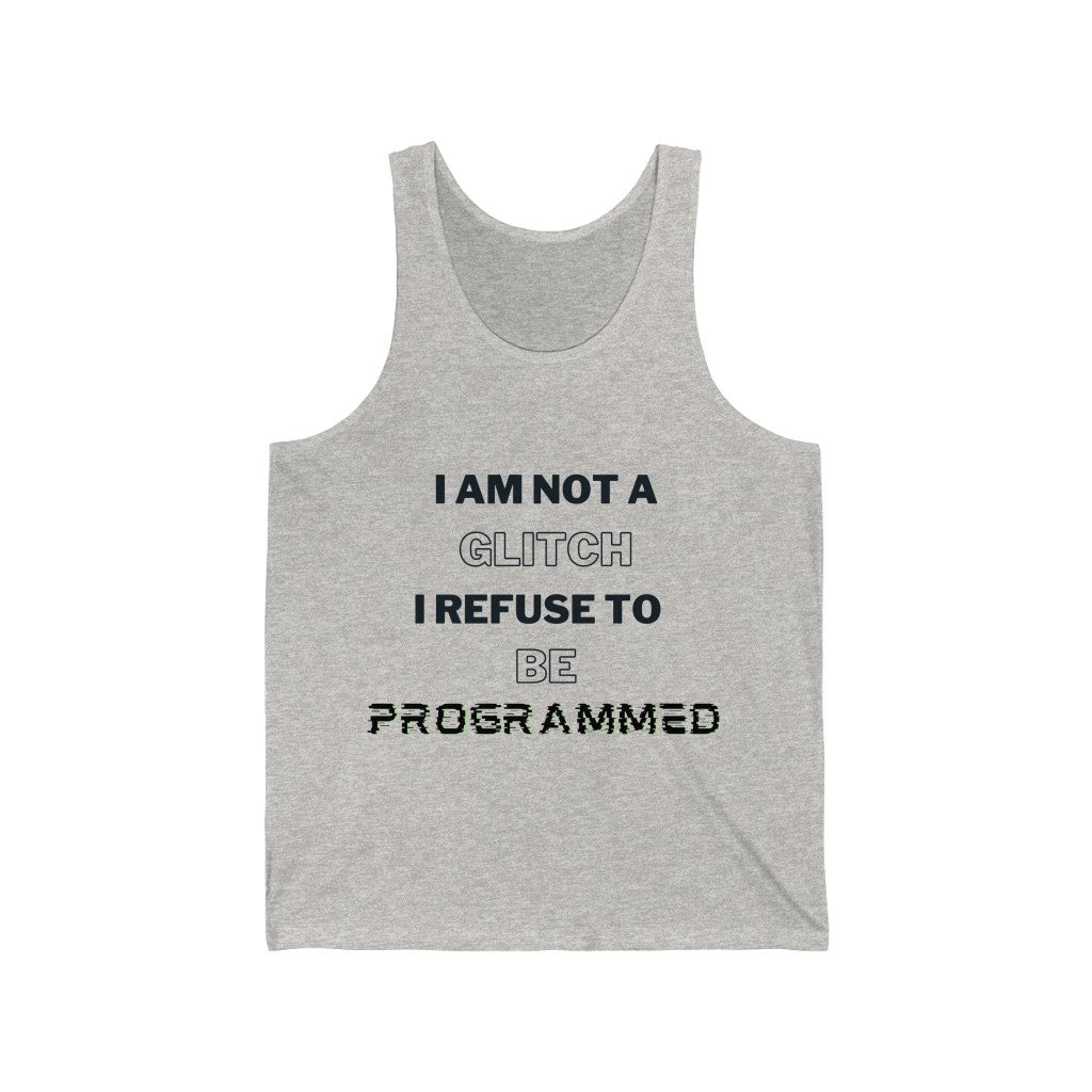Unisex glitch Tank