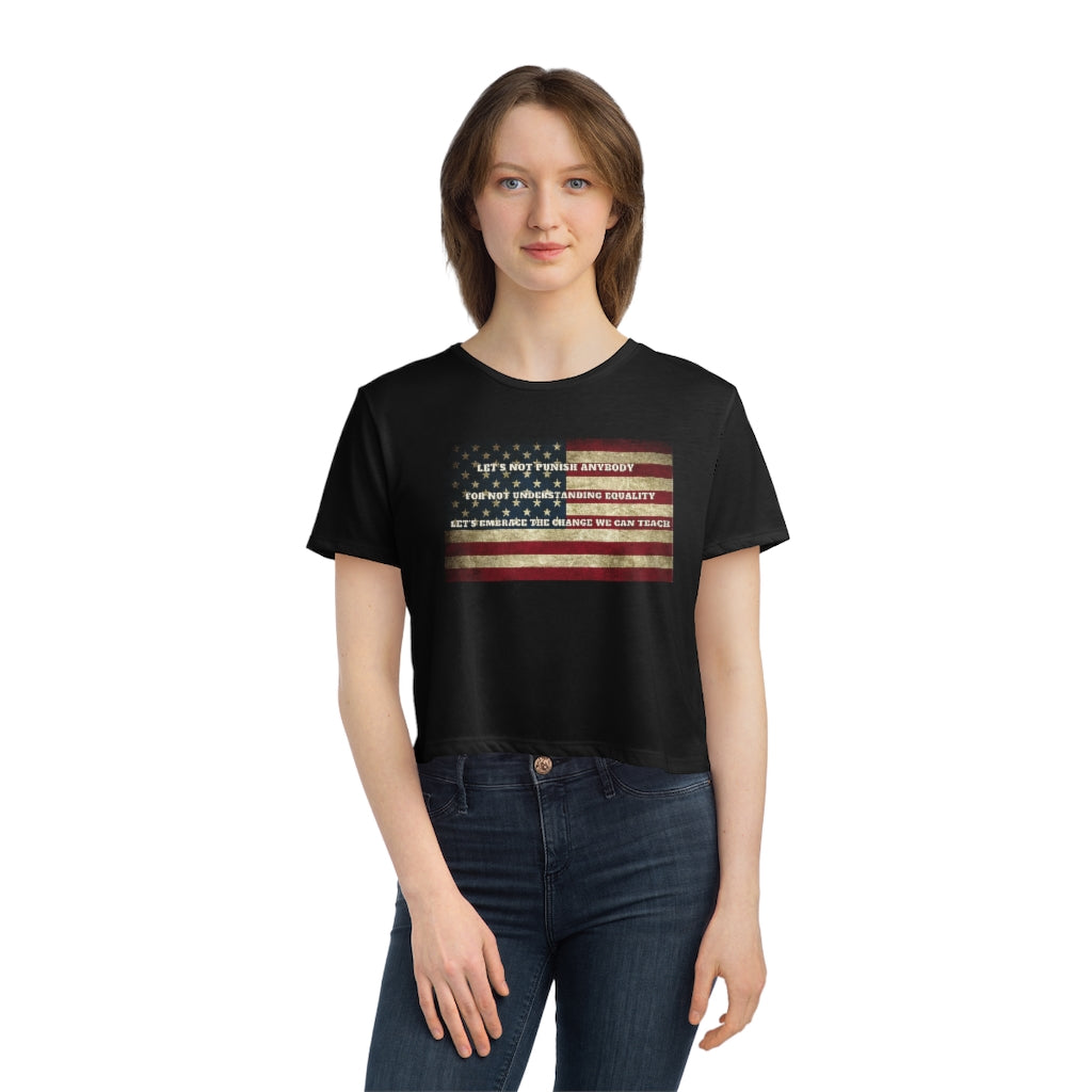 Unify America Cropped T-shirt