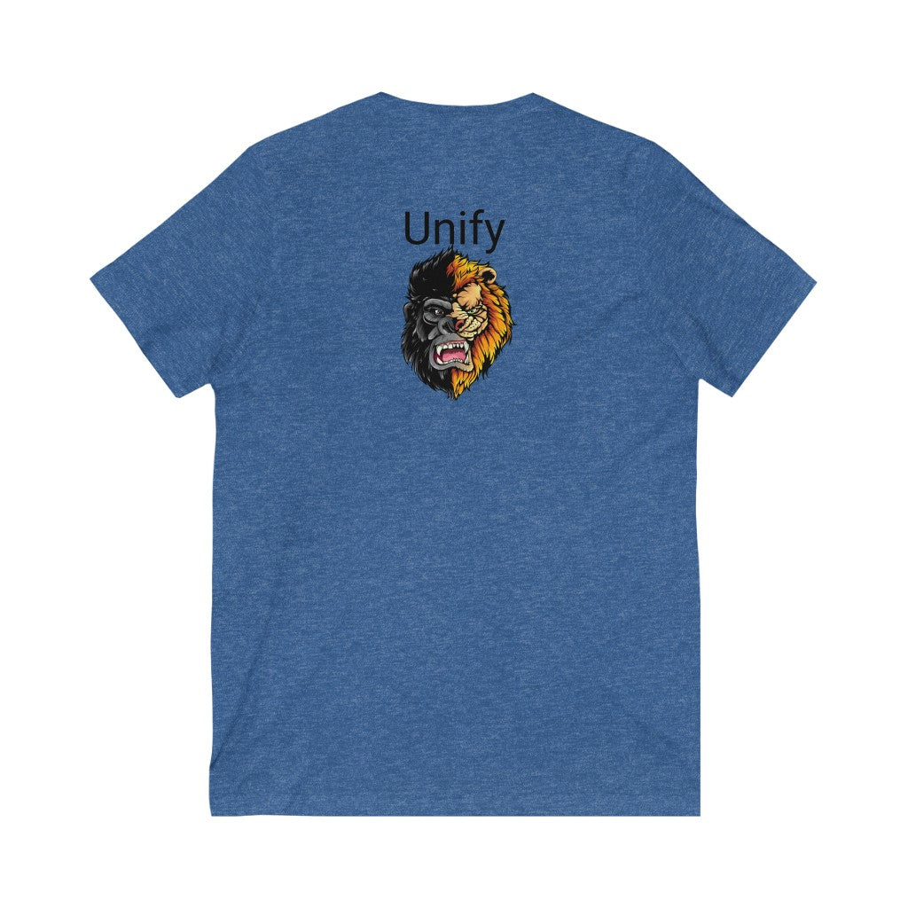 V-Neck Glitch Tee