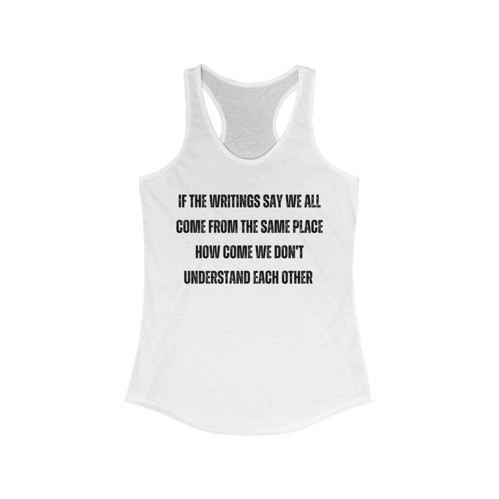Women's Unify the Writings Tank