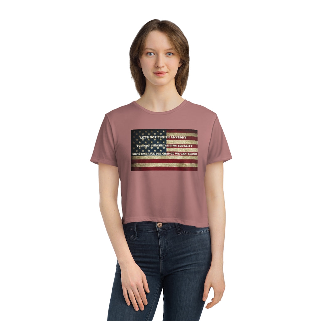 Unify America Cropped T-shirt