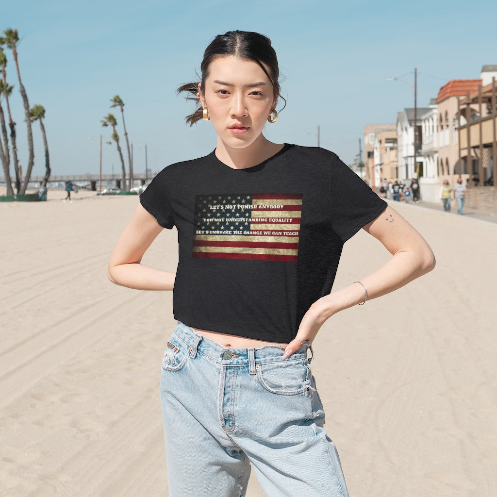 Unify America Cropped T-shirt