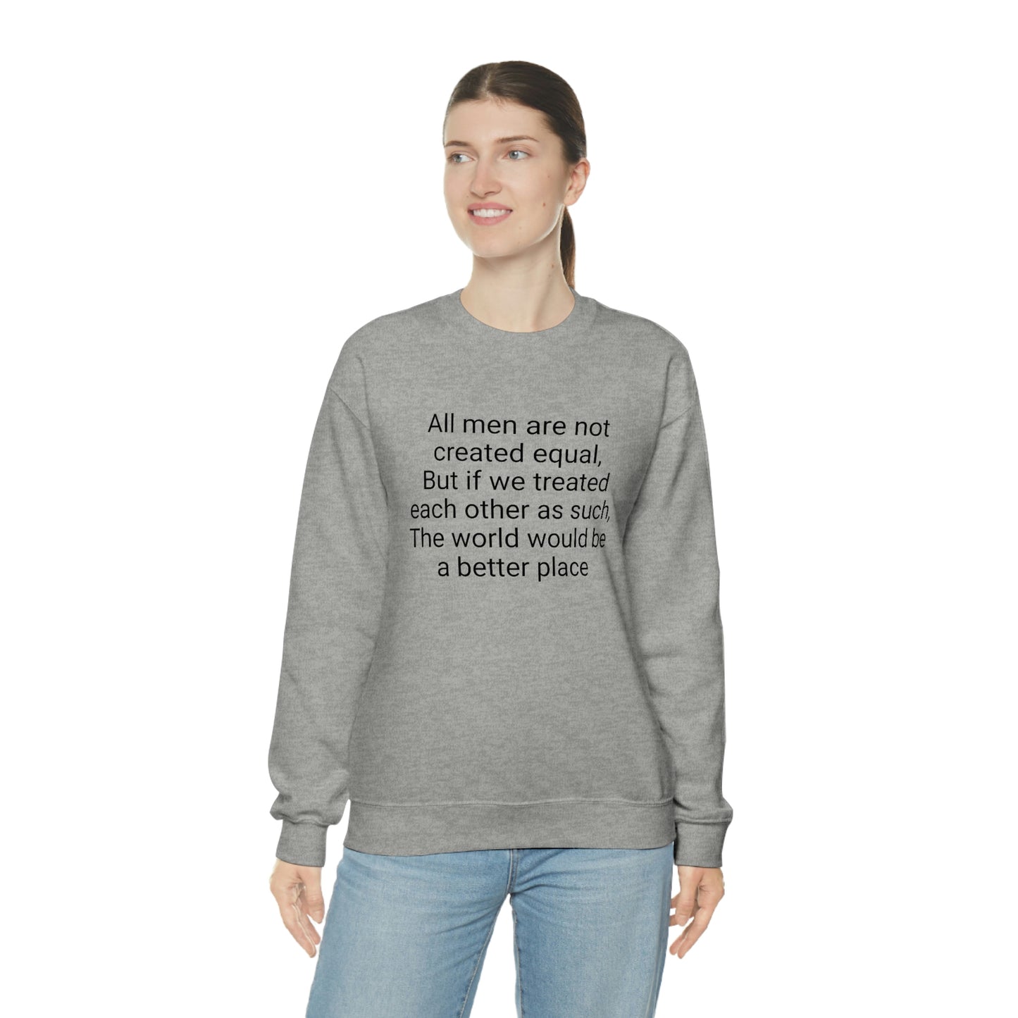 We the People sweatshirt crewneck