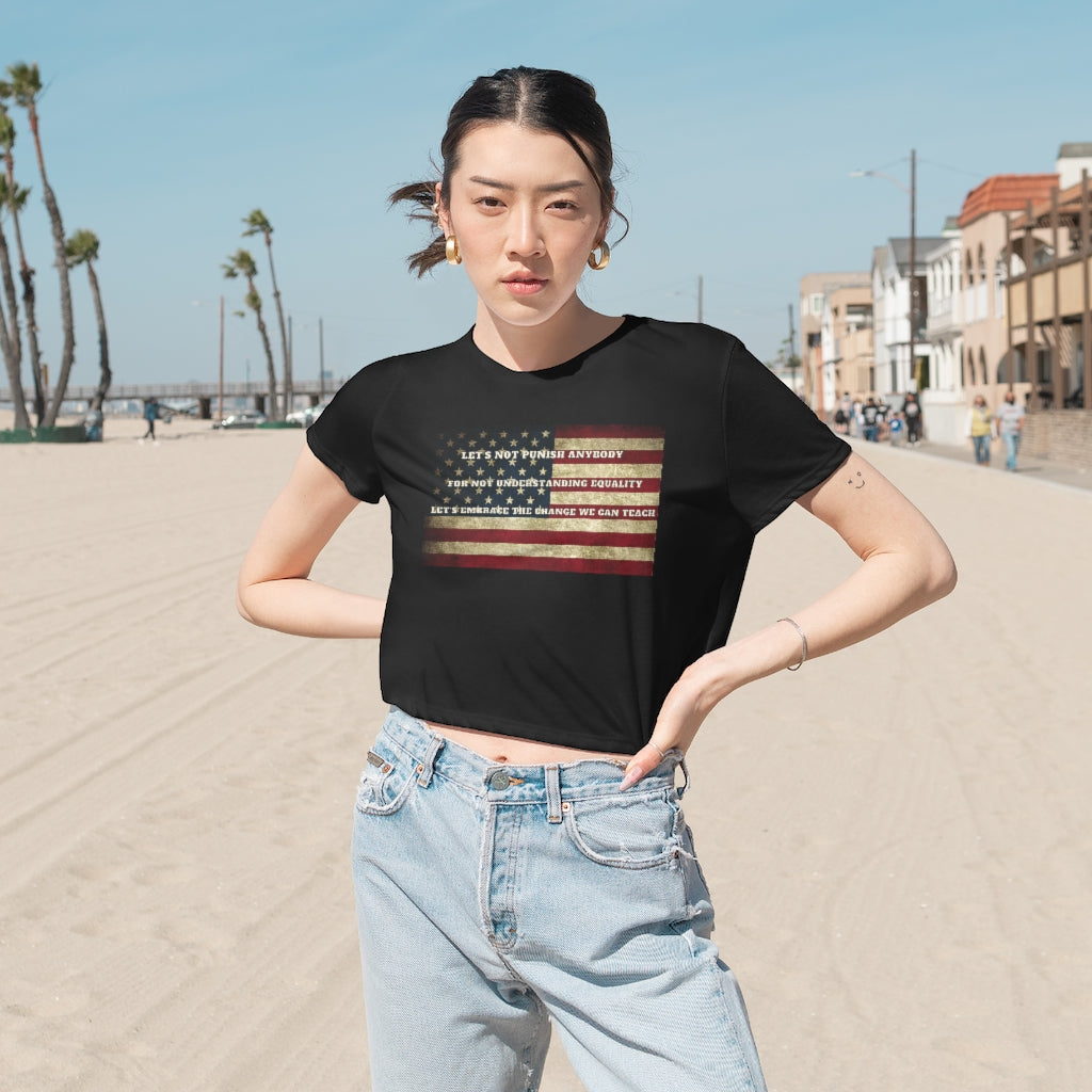 Unify America Cropped T-shirt