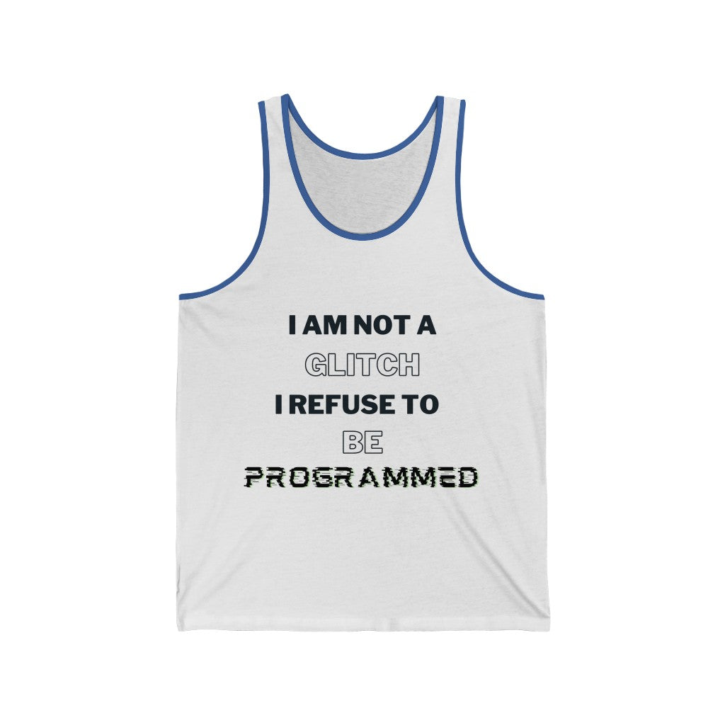 Unisex glitch Tank