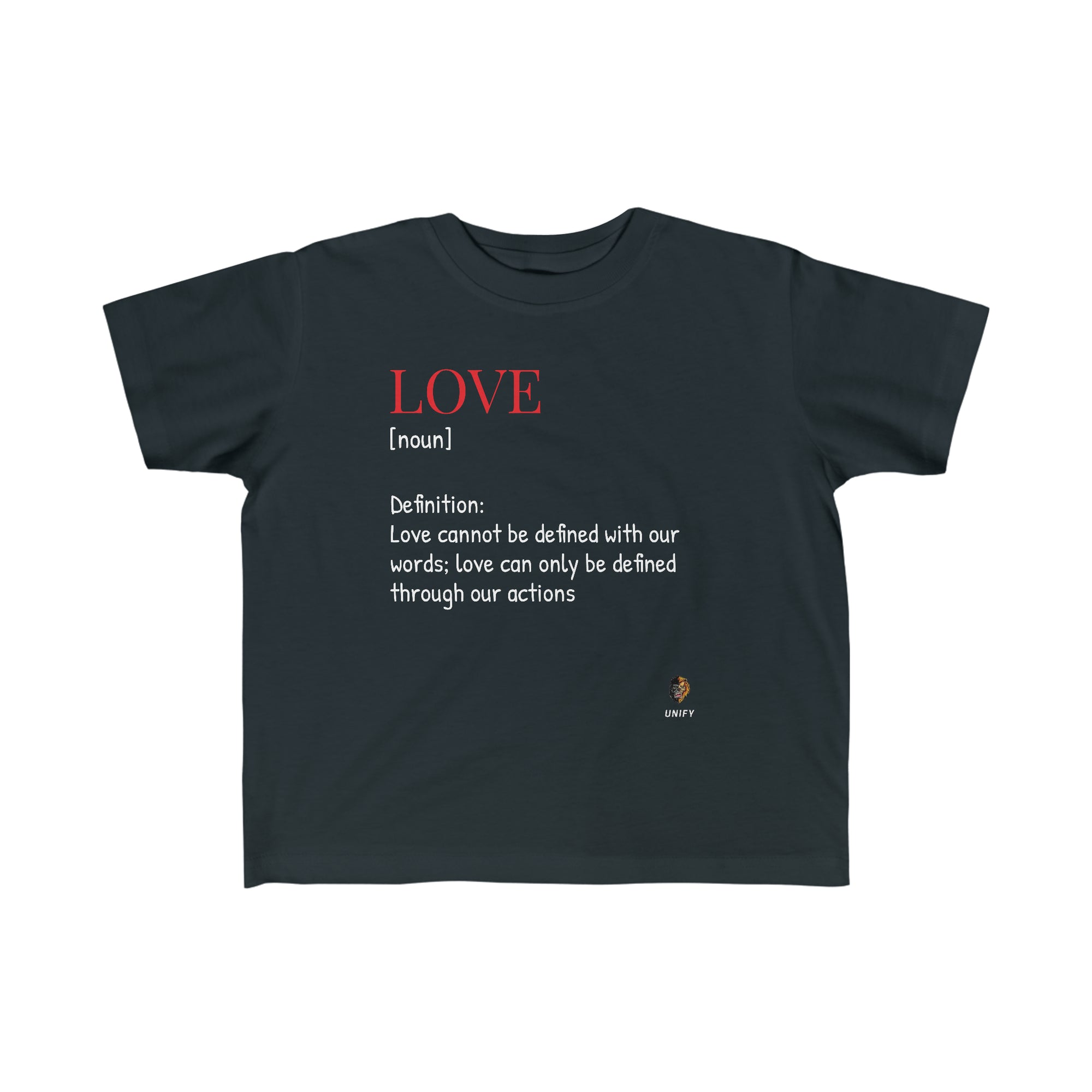 Toddler's LOVE definition tee