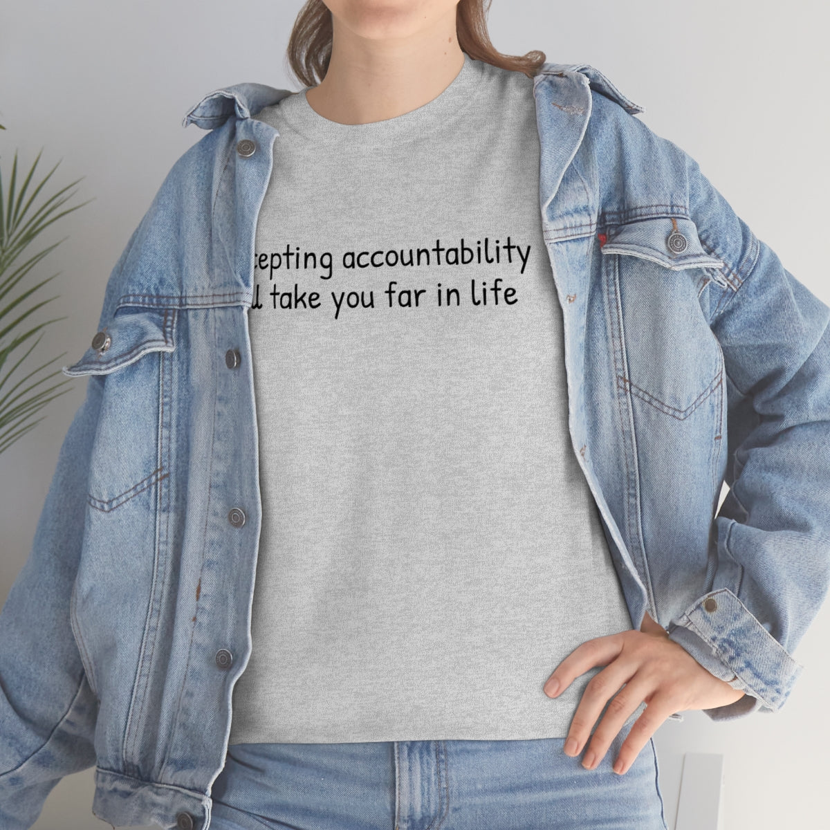 Accountability  Unisex Heavy Cotton Tee