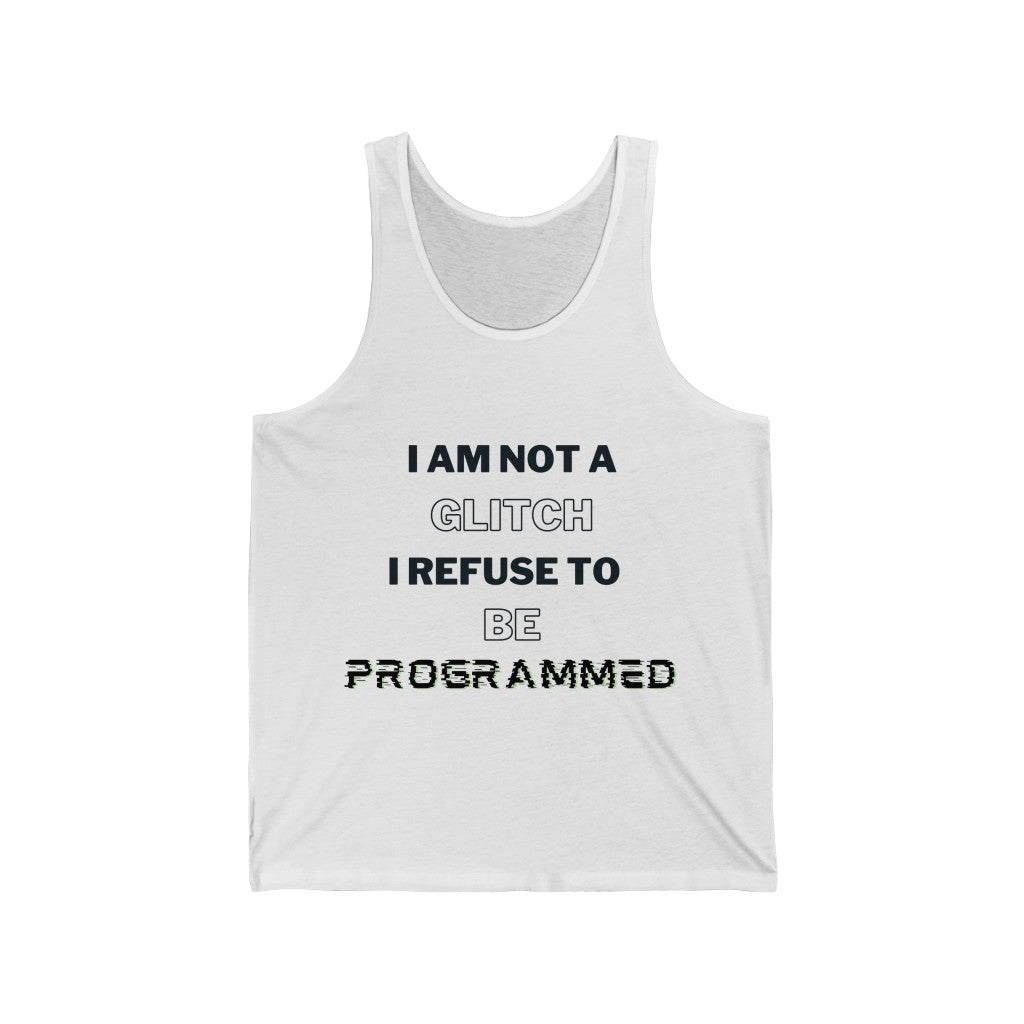 Unisex glitch Tank