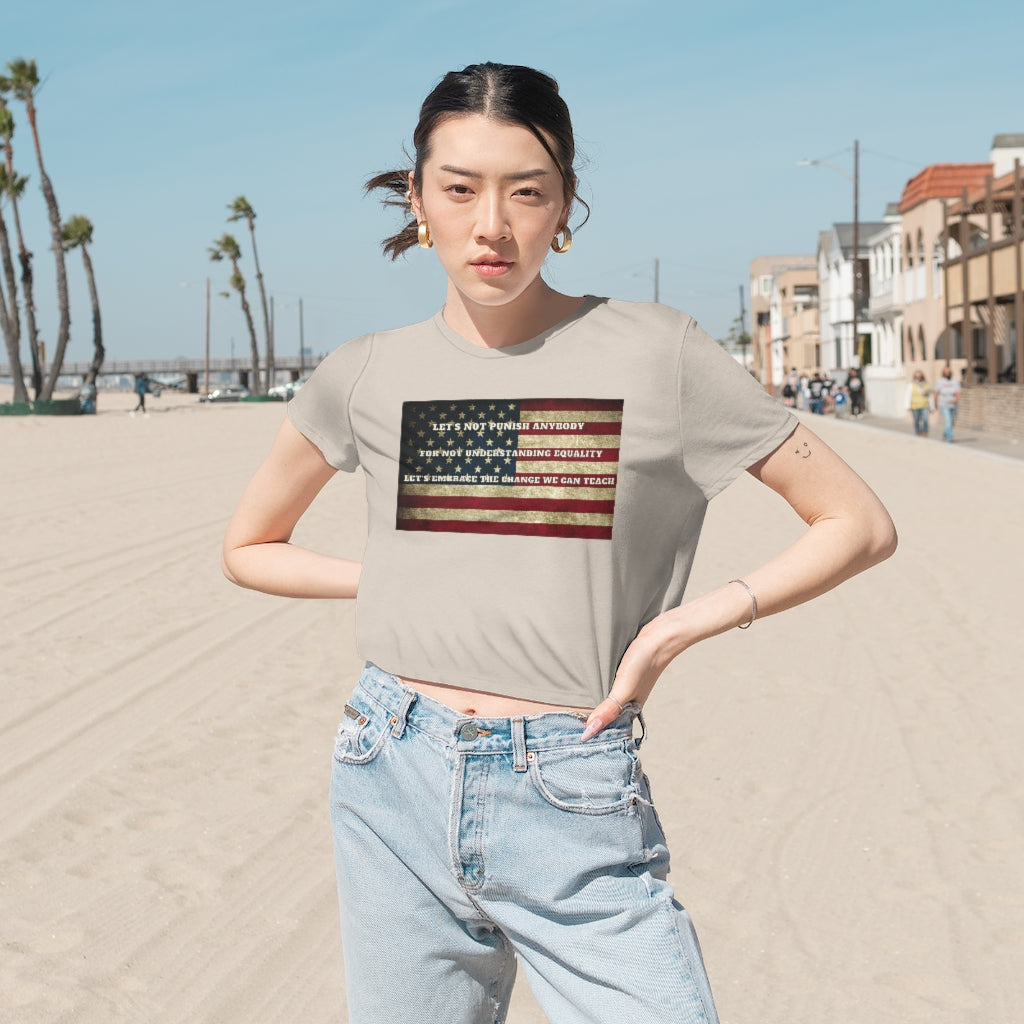Unify America  Cropped T-shirt