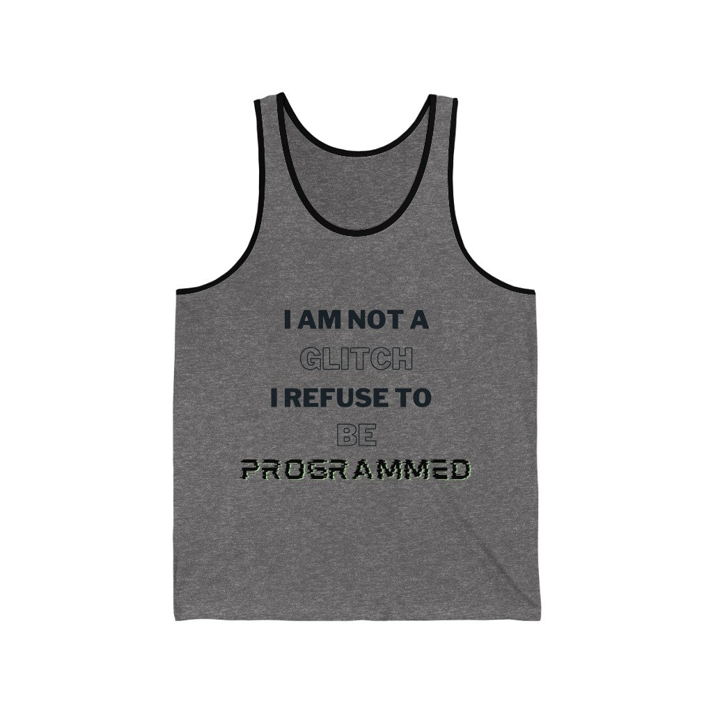 Unisex glitch Tank