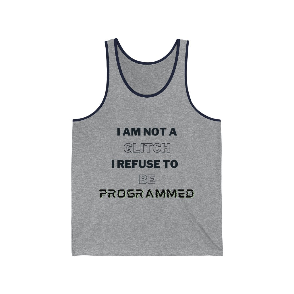 Unisex glitch Tank