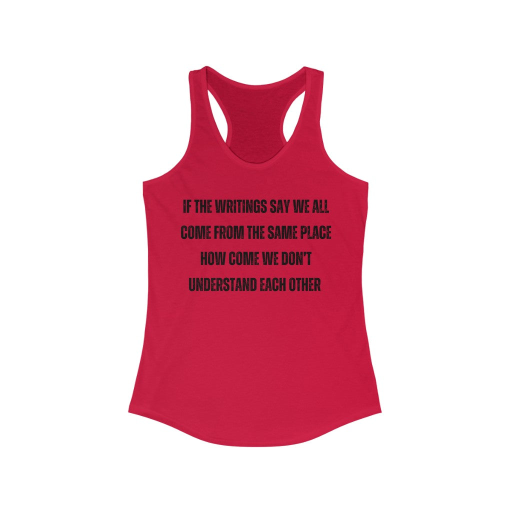 Women's Unify the Writings Tank