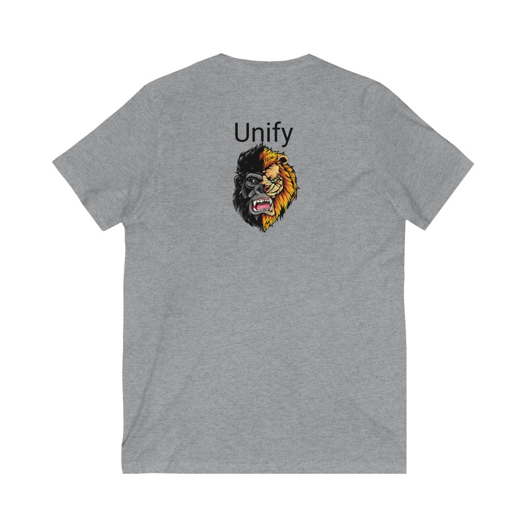 V-Neck Glitch Tee