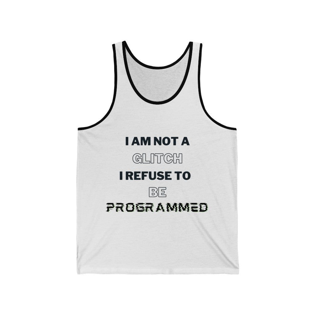 Unisex glitch Tank