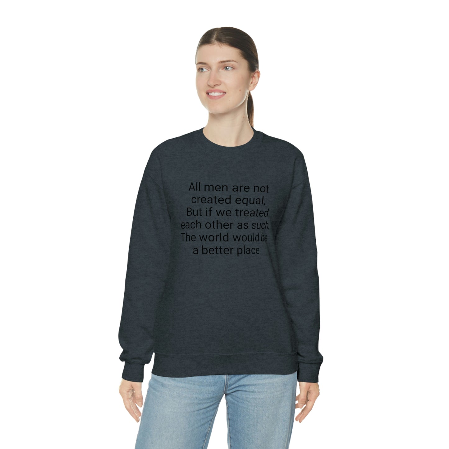 We the People sweatshirt crewneck