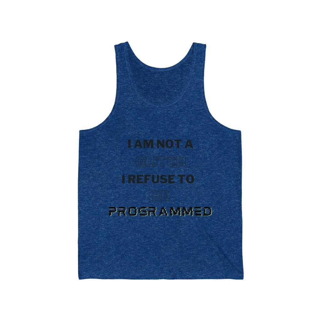 Unisex glitch Tank
