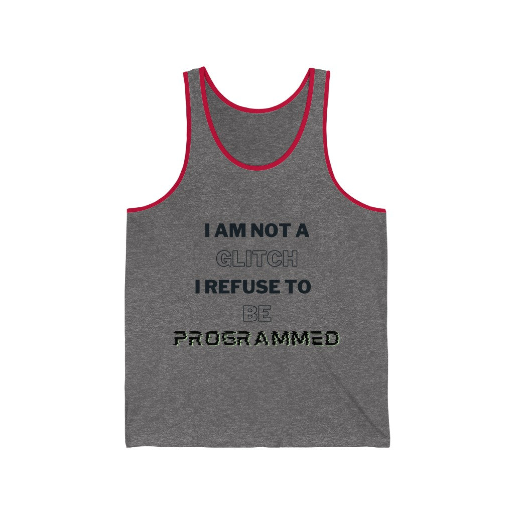 Unisex glitch Tank