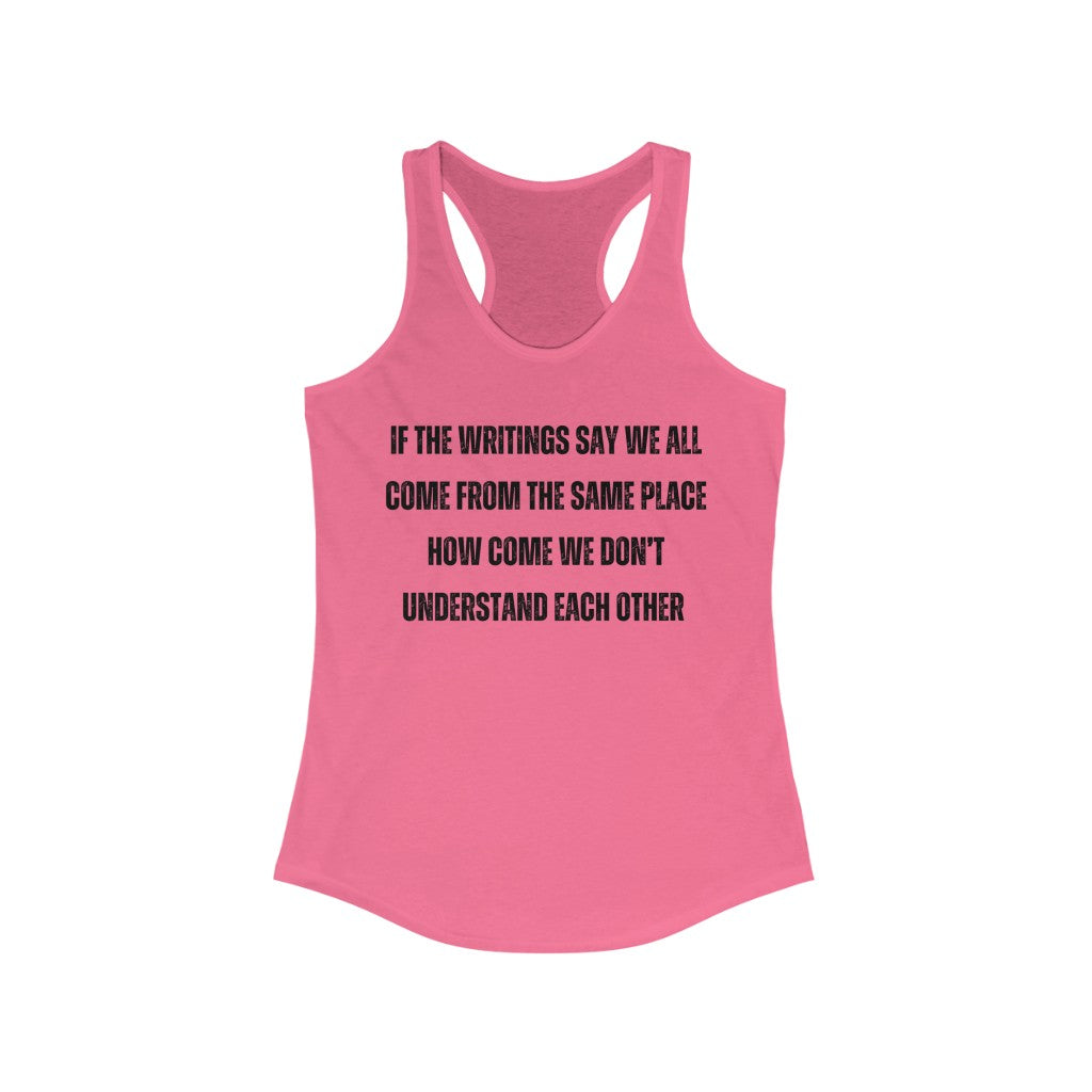 Women's Unify the Writings Tank