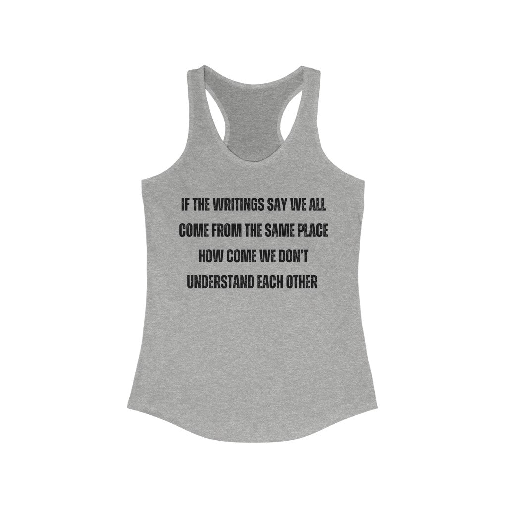 Women's Unify the Writings Tank