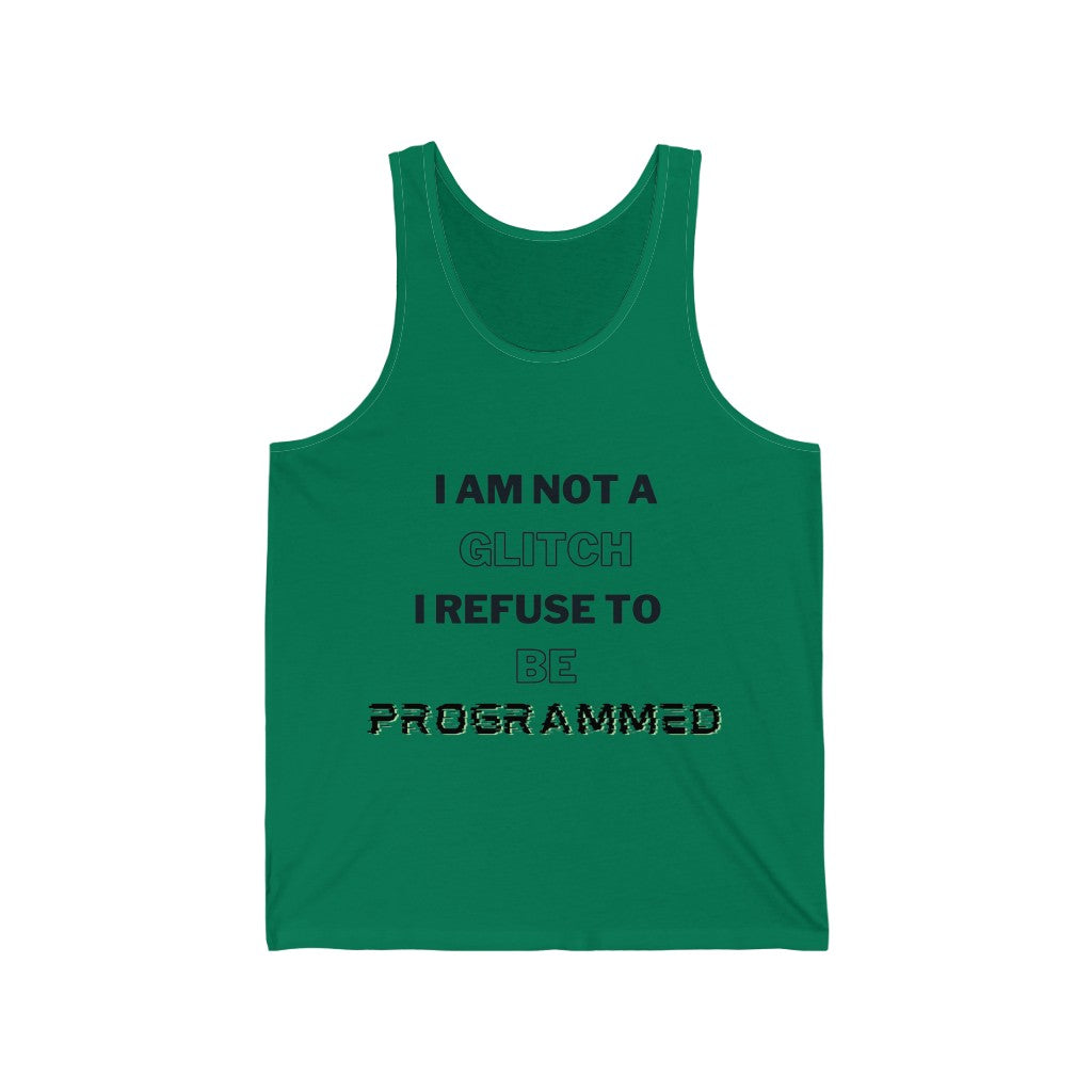 Unisex glitch Tank