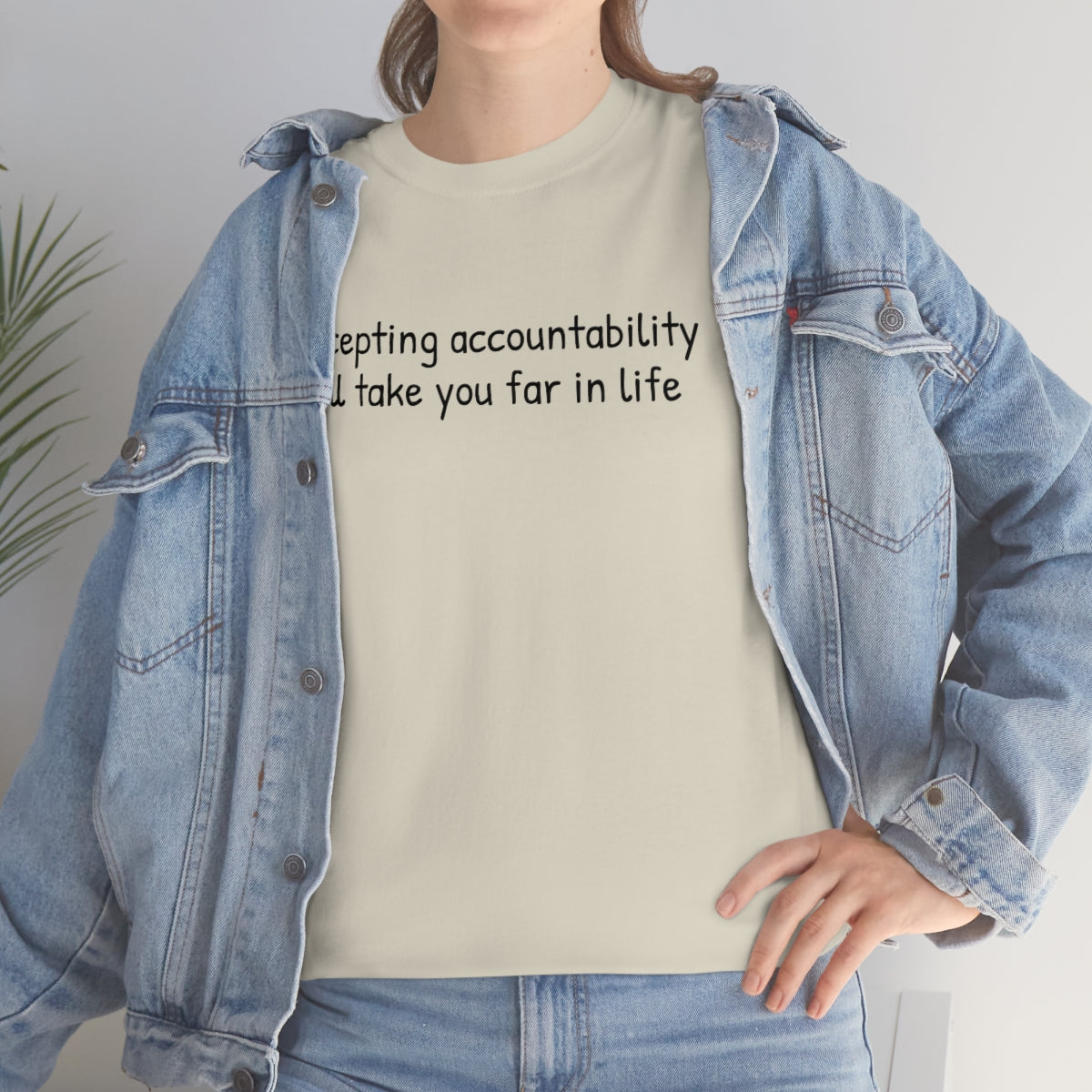 Accountability  Unisex Heavy Cotton Tee