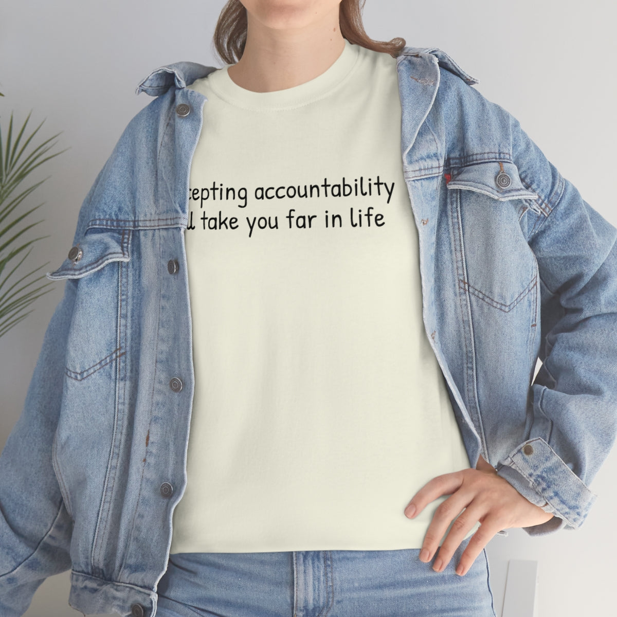 Accountability  Unisex Heavy Cotton Tee