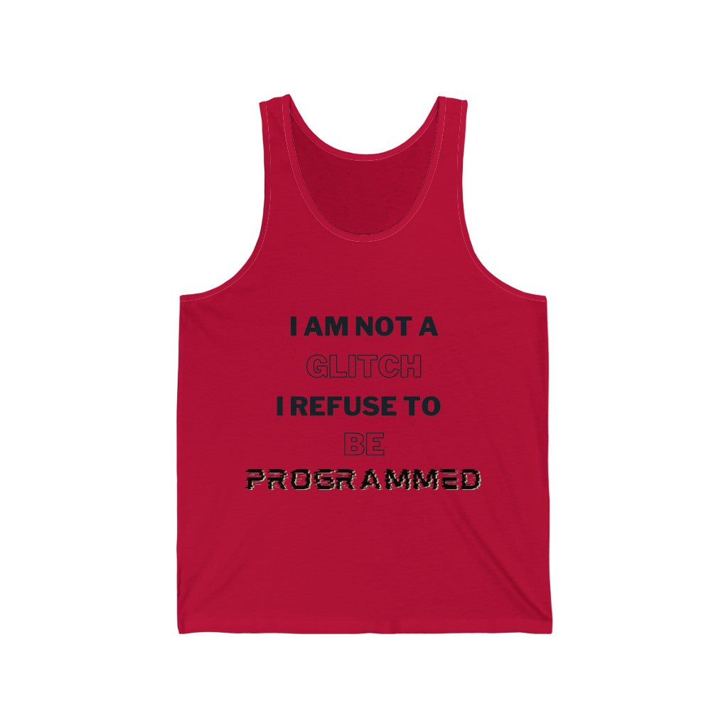 Unisex glitch Tank
