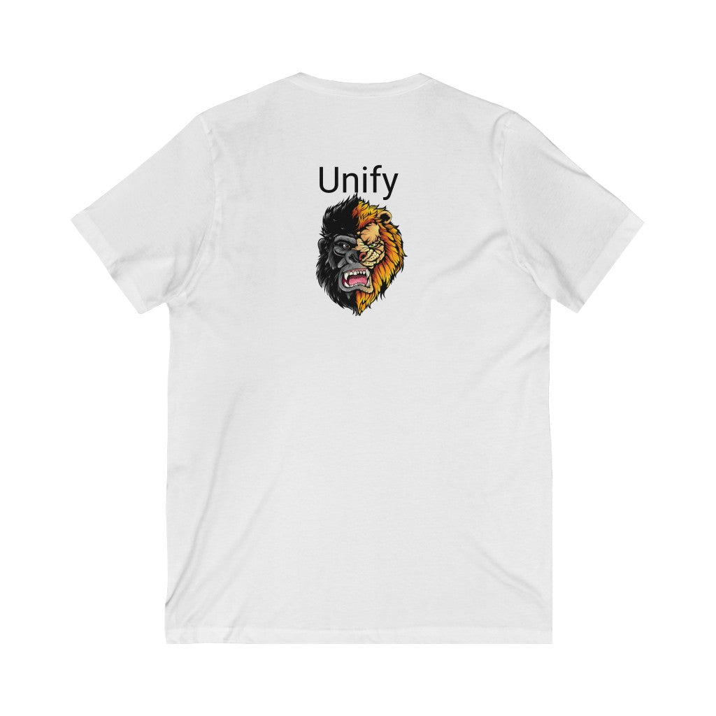V-Neck Glitch Tee