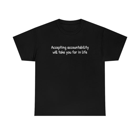 Accountability  Unisex Heavy Cotton Tee