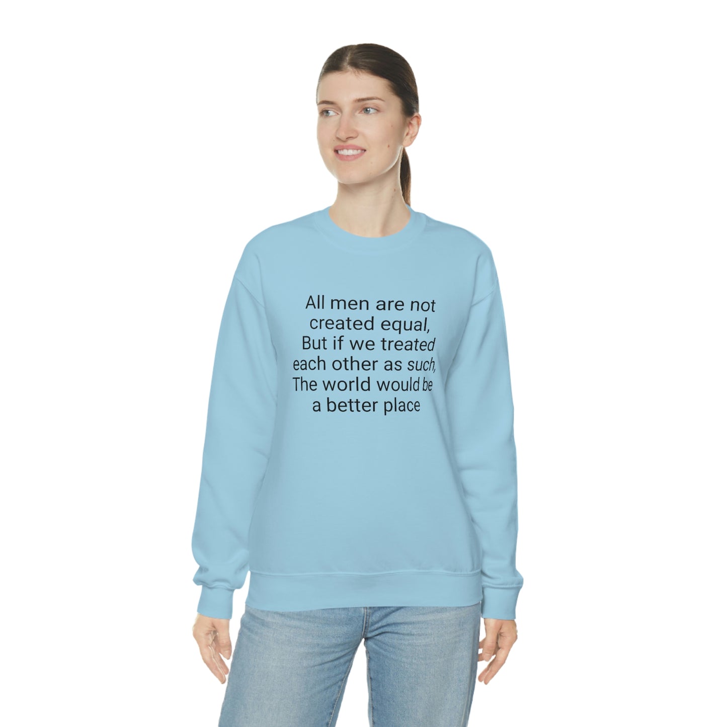 We the People sweatshirt crewneck