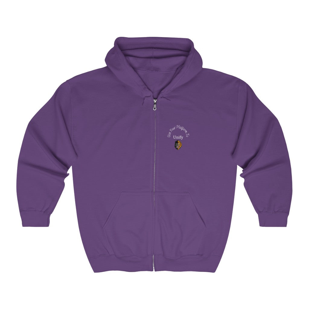 Unisex Unify Full Zip Hooded Sweatshirt