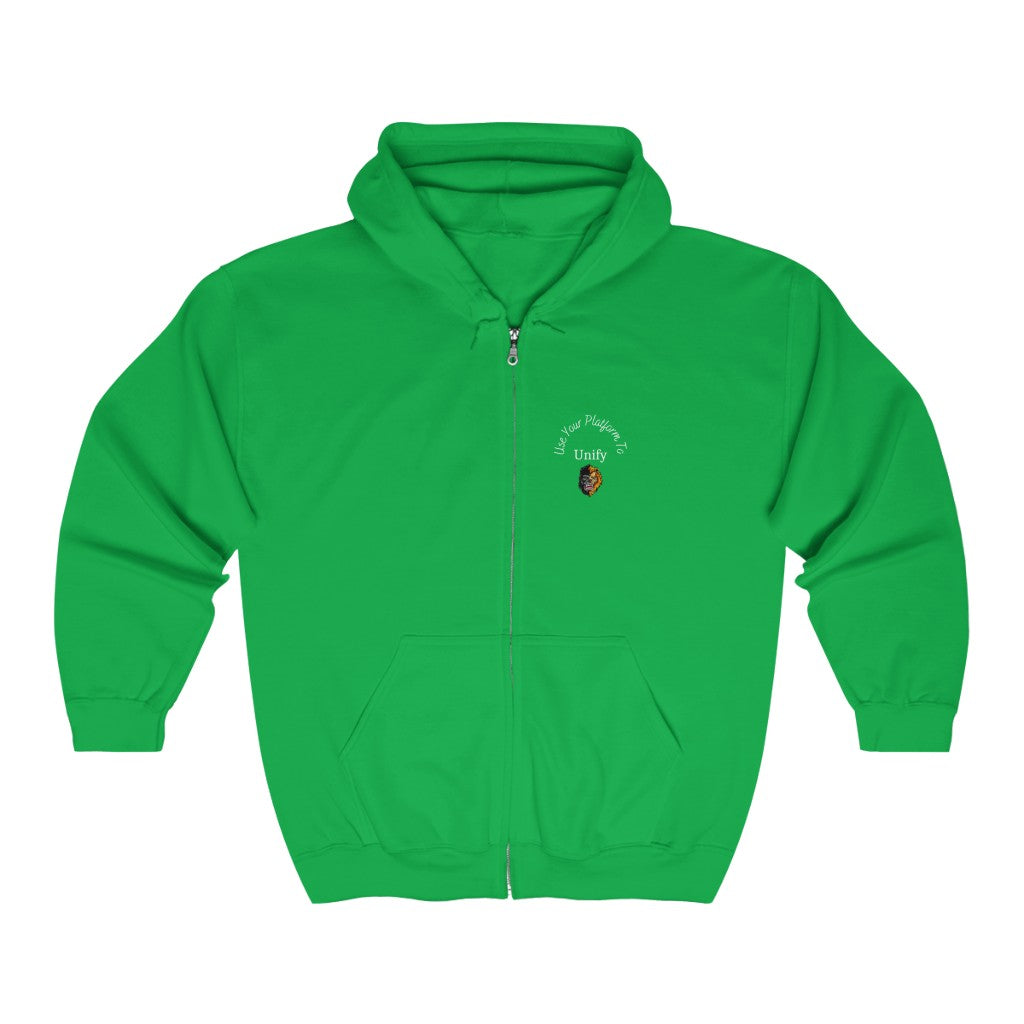 Unisex Unify Full Zip Hooded Sweatshirt
