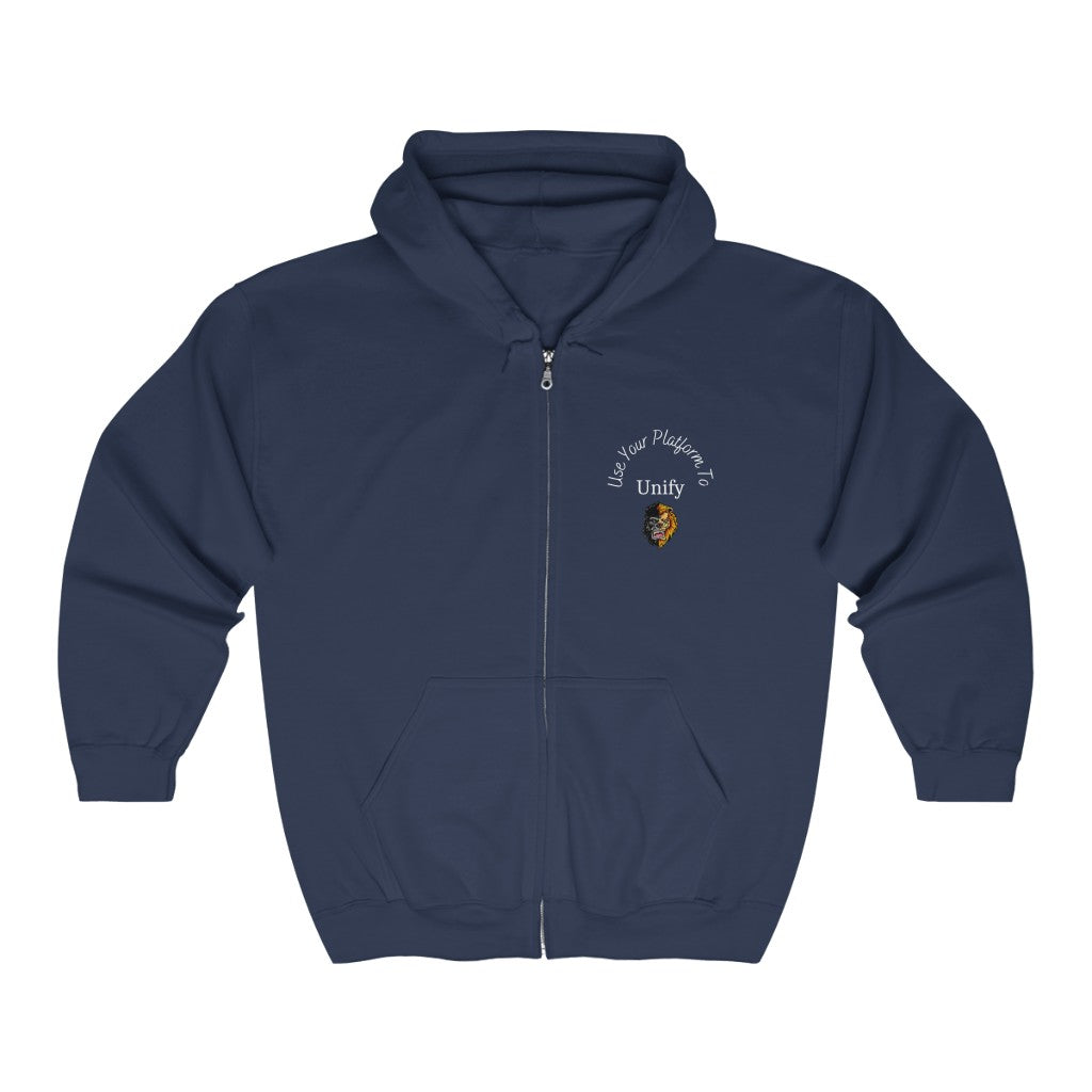 Unisex Unify Full Zip Hooded Sweatshirt